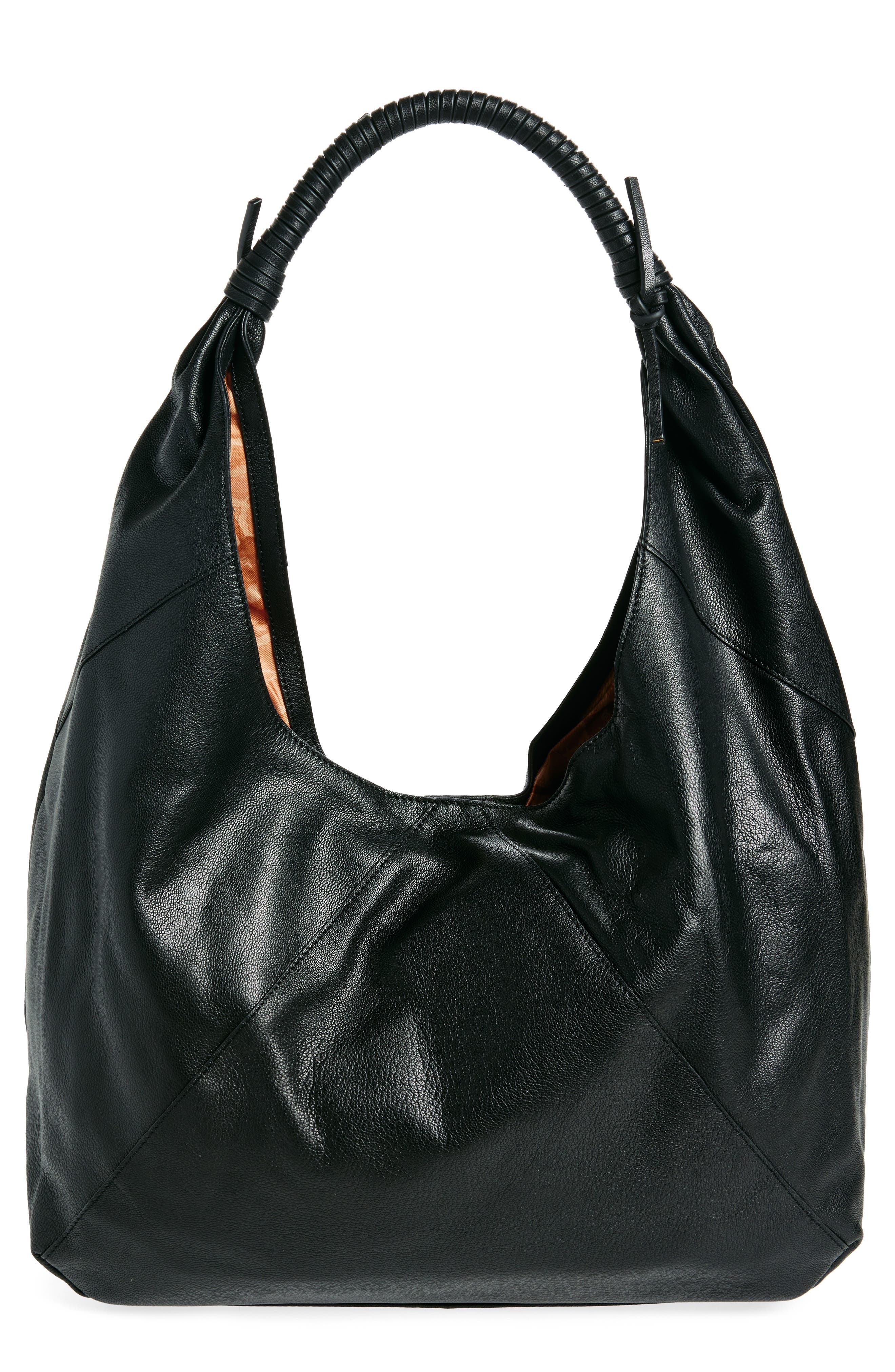 Lucky Brand Evlie Leather Hobo Bag, Alternate, color, 