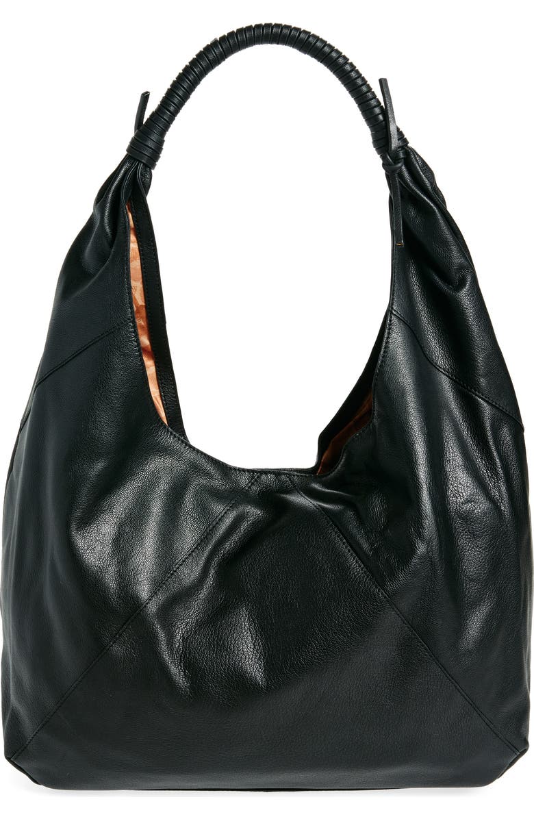 Lucky Brand Evlie Leather Hobo Bag, Alternate, color,