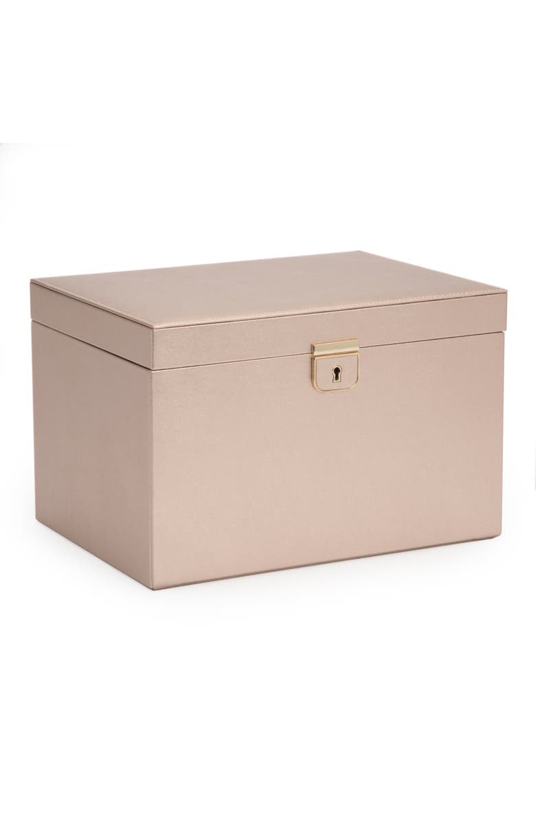 WOLF Palermo Large Jewelry Box, Alternate, color, Rose Gold