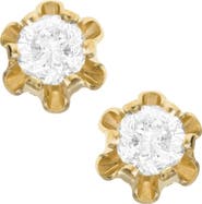 Mignonette 14k Gold & Diamond Earrings