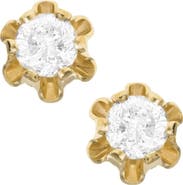 Mignonette 14k Gold & Diamond Earrings