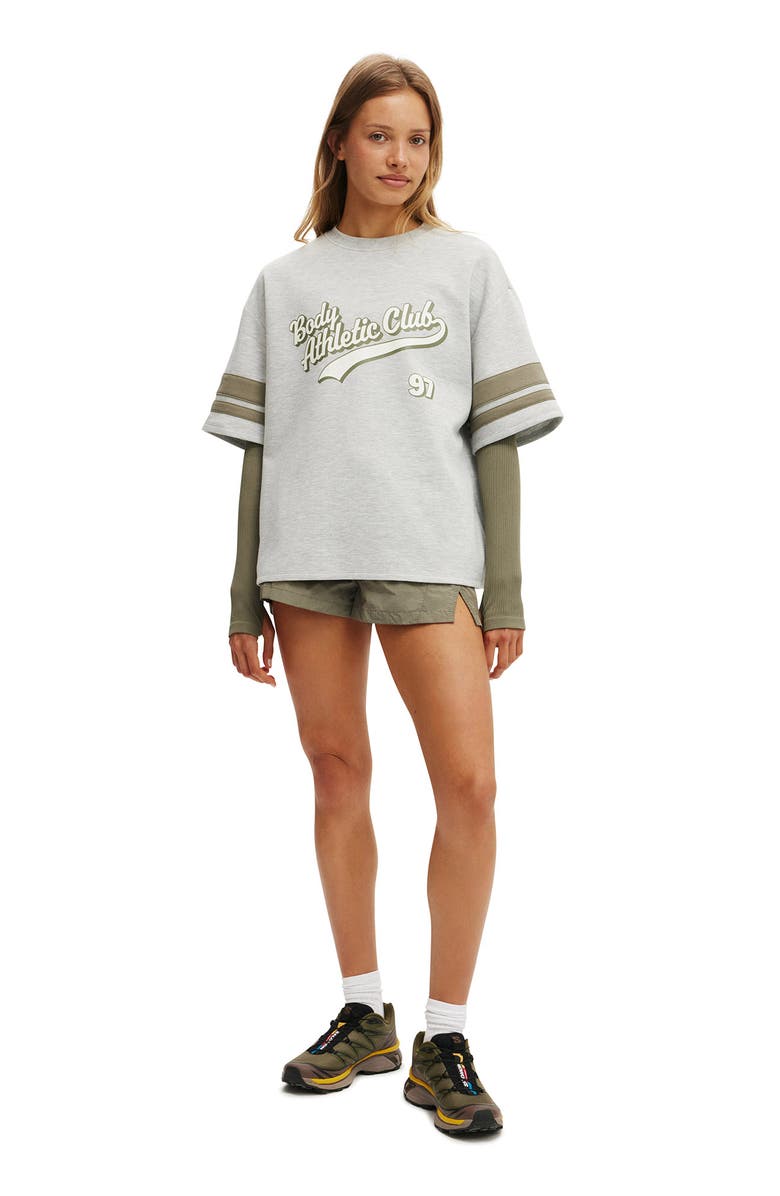 COTTON ON BODY Women's Active Ballpark Oversized Graphic Tshirt, Alternate, color,