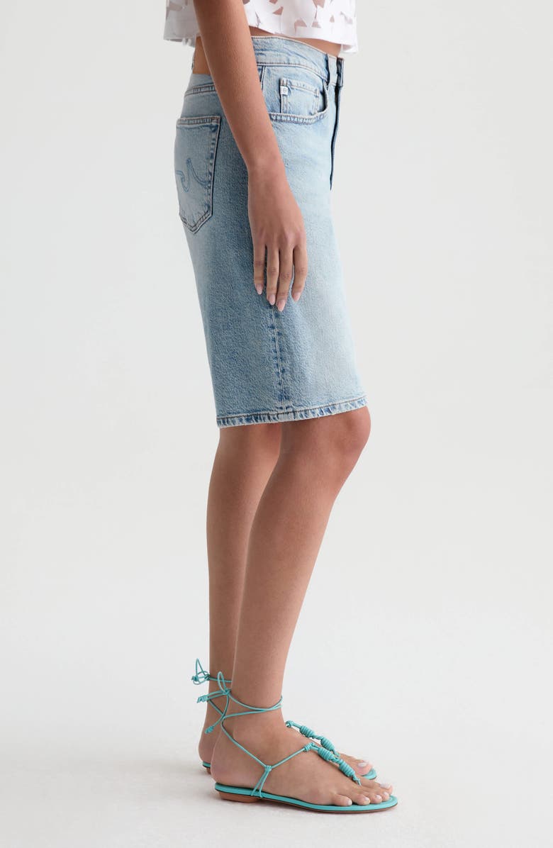 AG Thalia Denim Bermuda Shorts, Alternate, color, Highway 29