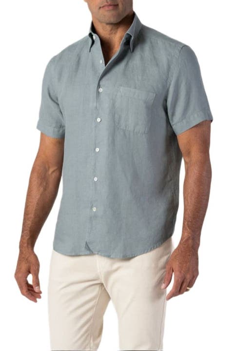 Morgan Short Sleeve Linen Shirt