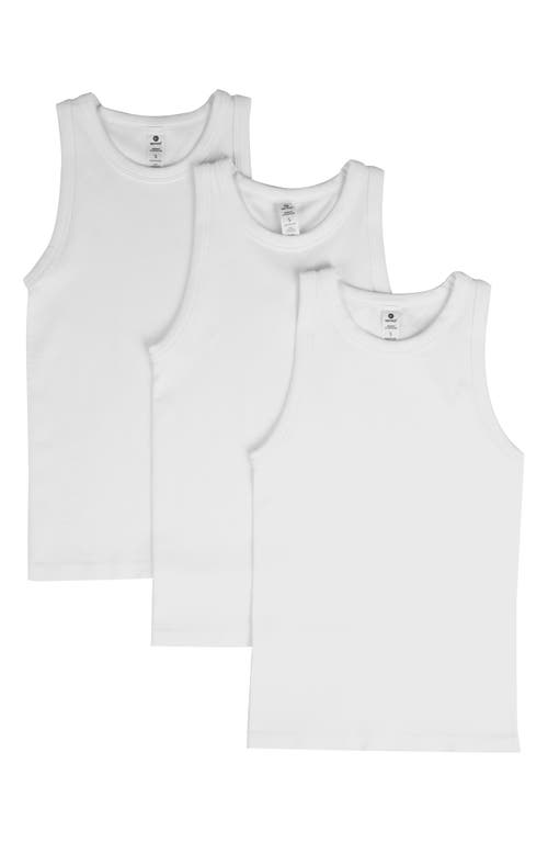 90 Degree By Reflex 3-pack Seamless Tank Tops In White