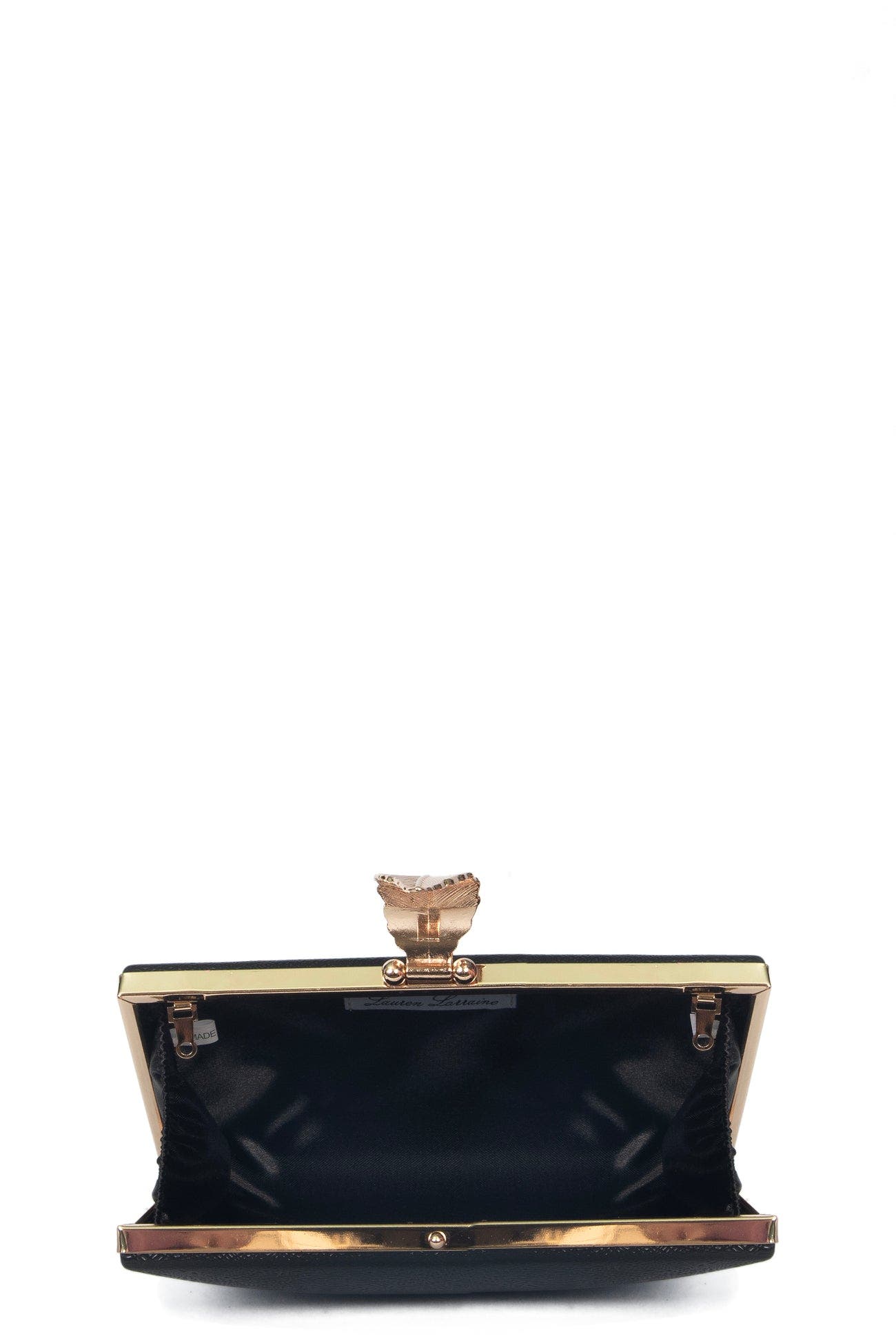 Lauren Lorraine Dori Clutch, Alternate, color, Black
