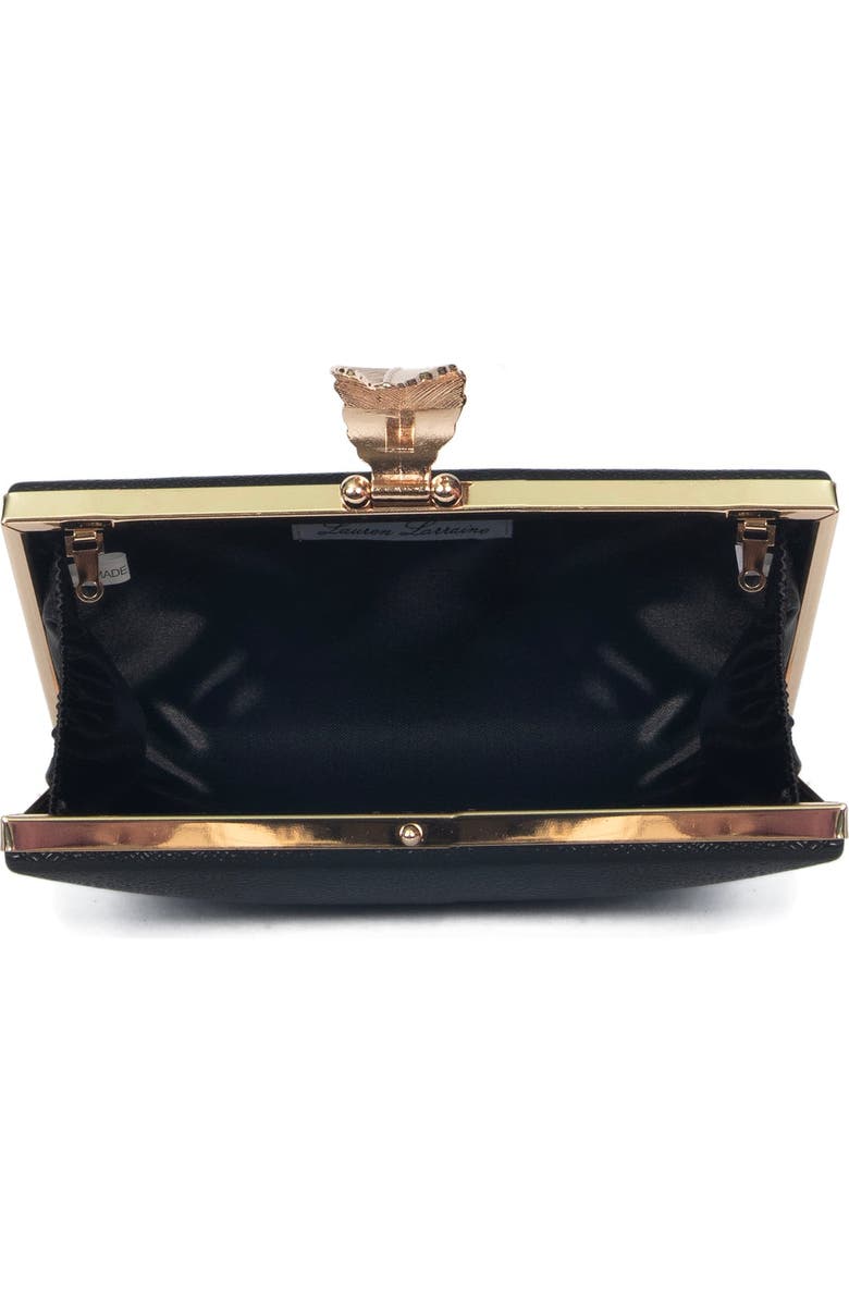 Lauren Lorraine Dori Clutch, Alternate, color, Black