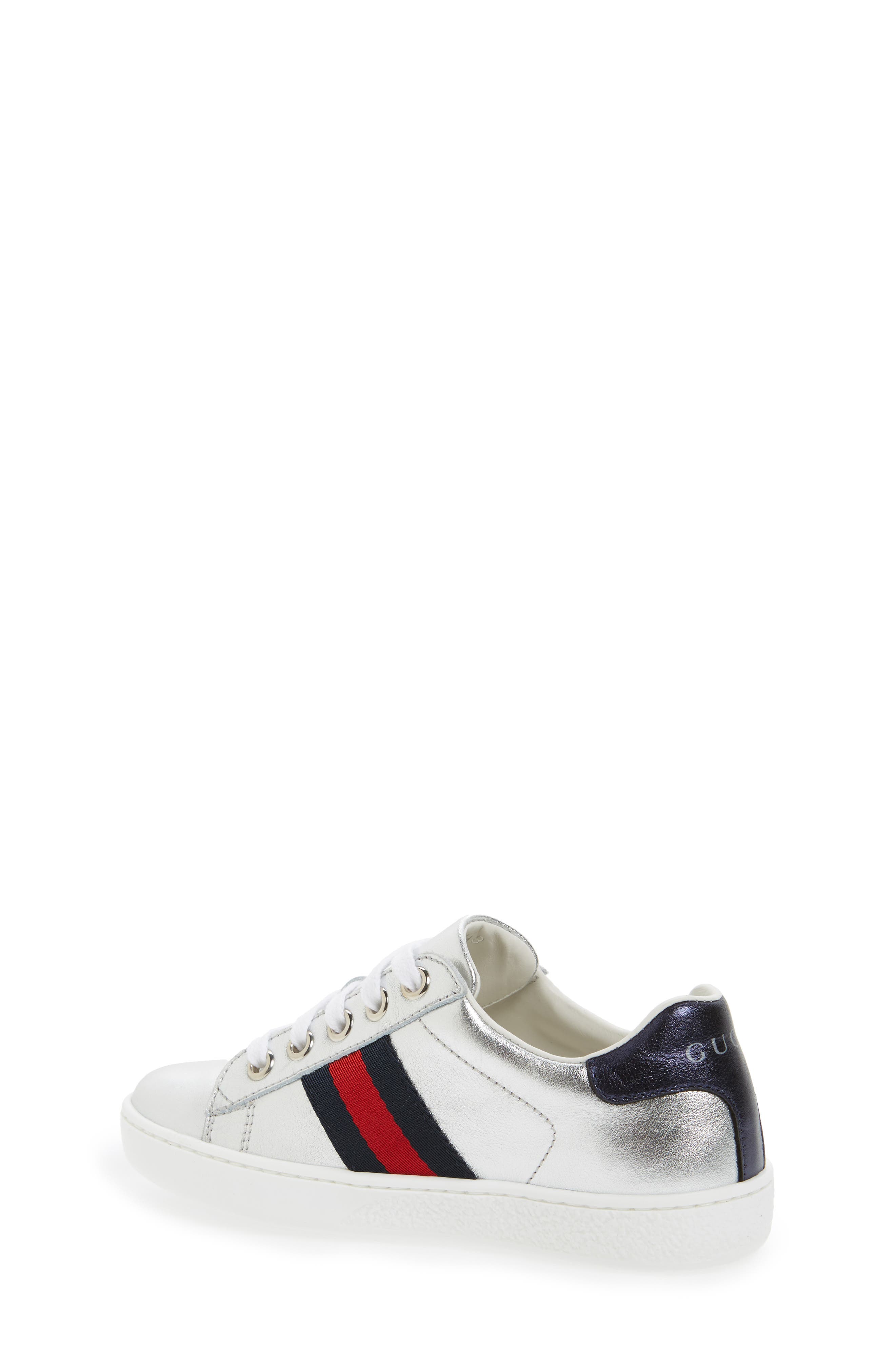 Ace Sneaker, Alternate, color, SILVER/ BLUE