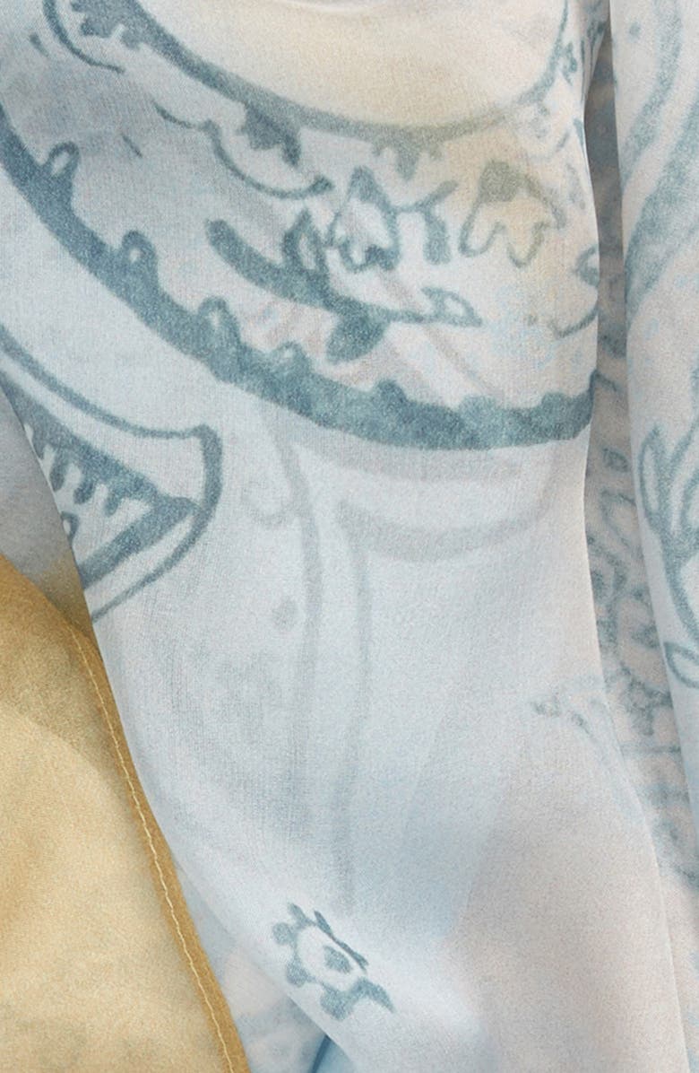 Nordstrom Henna & Hijabs Silk Chiffon Hijab, Alternate, color,