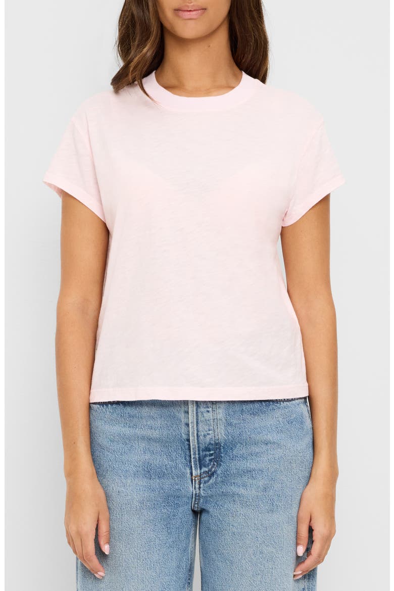 Grayson Chopped Crewneck T-Shirt, Main, color, BLUSH