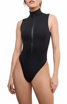 Good American Compression Zip-Up One-Piece Swimsuit