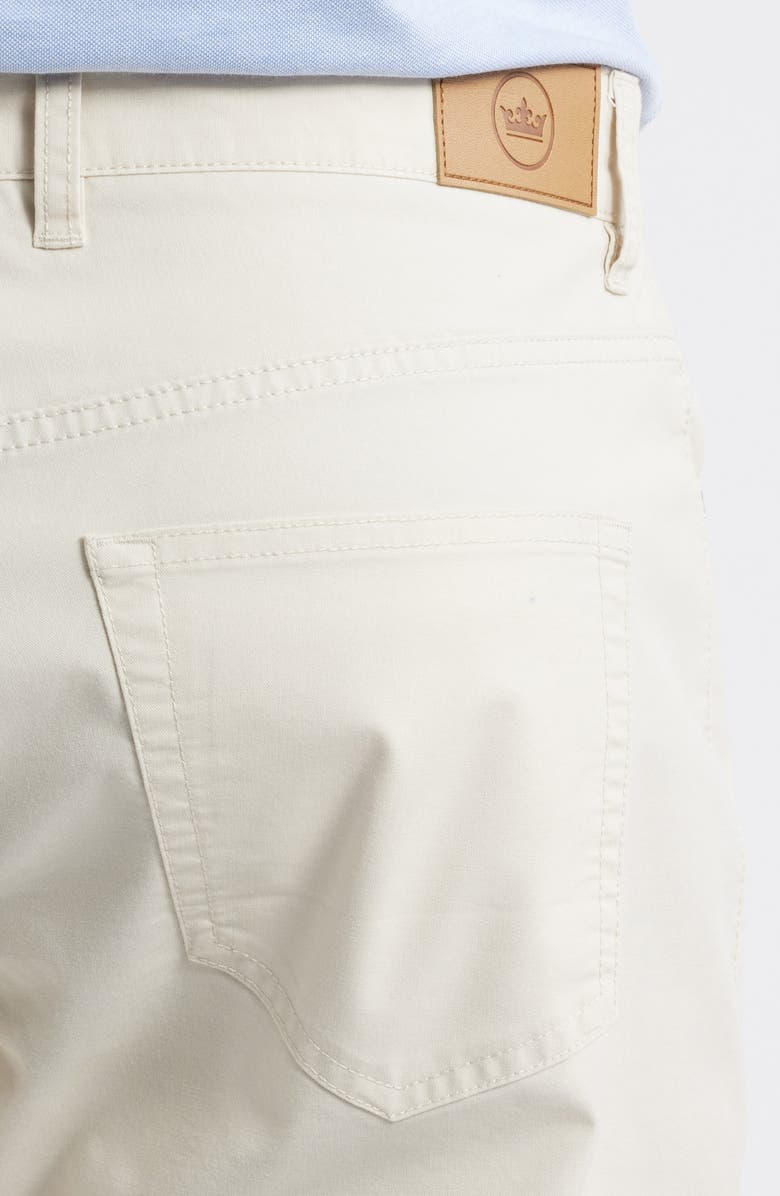 Peter Millar Crown Comfort Signature Sateen Five-Pocket Pants, Alternate, color, Stone