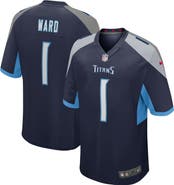 Nike Men's Nike Cameron Ward Navy Tennessee Titans 2025 NFL Draft First Round Pick  Alternate Game Jersey