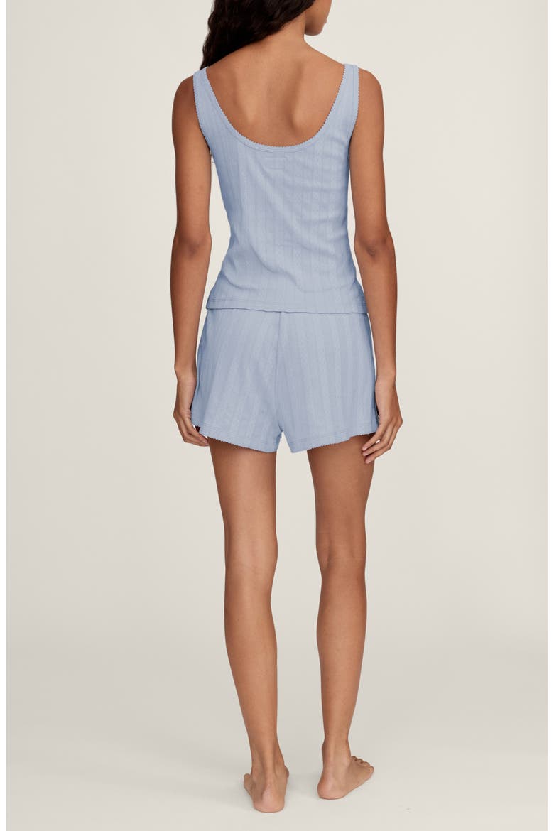 Pima Cotton Pointelle Tank, Alternate, color, BLUE