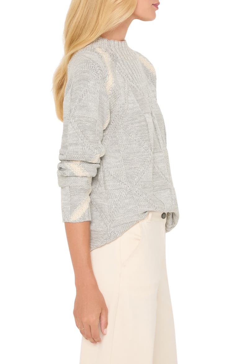 Dashing Diamonds Sweater, Alternate, color, GREY MULTI