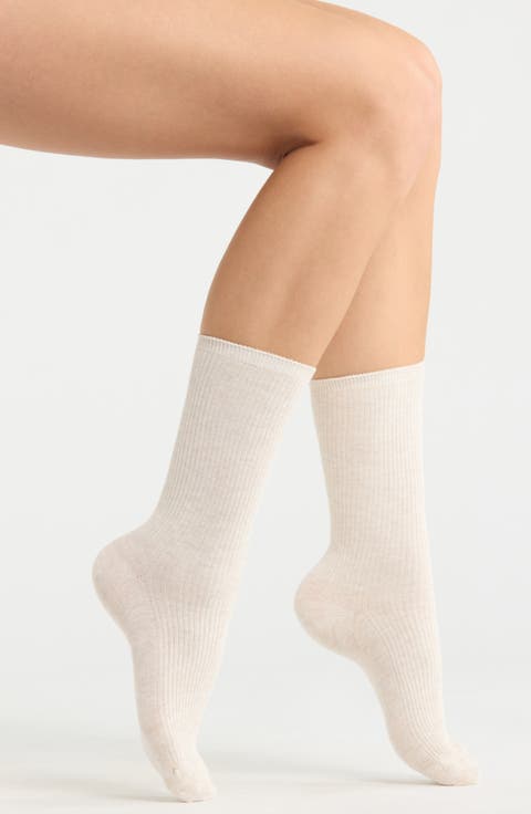 Everyday Rib Crew Socks