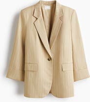 H&M Linen-blend Blazer