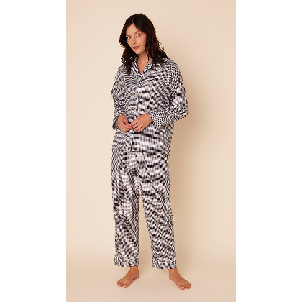 The Cat's Pajamas Luxe Pima Pajama Set In Multi