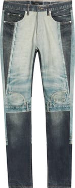 PURPLE BRAND Upside Down Skinny Jeans