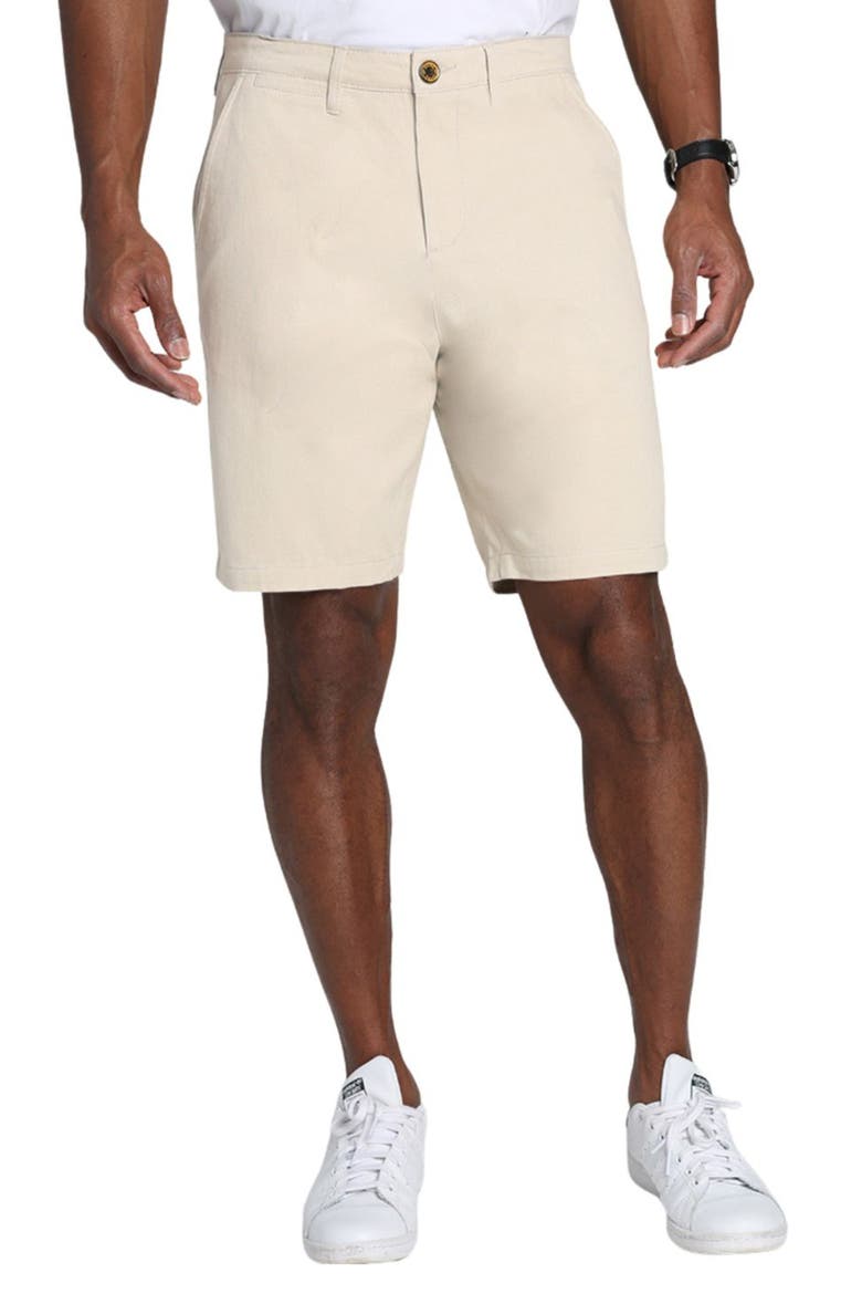 Stretch Twill Chino Shorts, Main, color, STONE