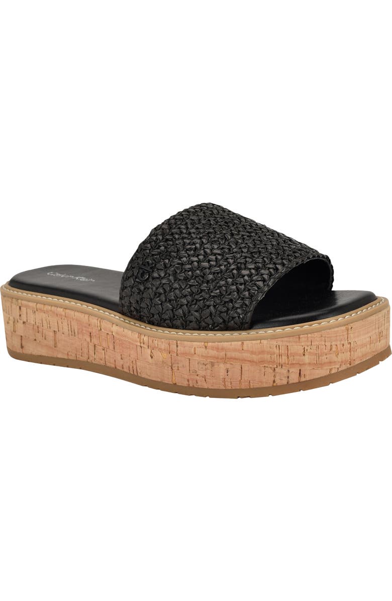 Calvin Klein Arzelia Platform Sandal, Main, color,