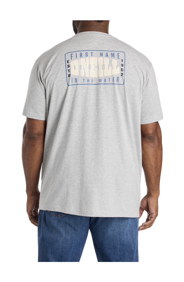 O'Neill Big & Tall Western Graphic Tee, Main, color, Heather Grey