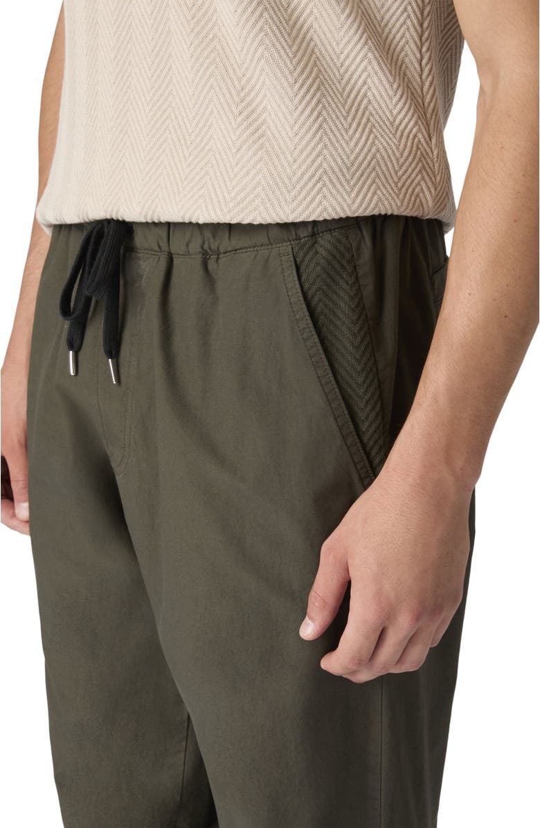 Missoni Cotton Canvas Trousers With Zigzag Insert, Alternate, color, Beige& White