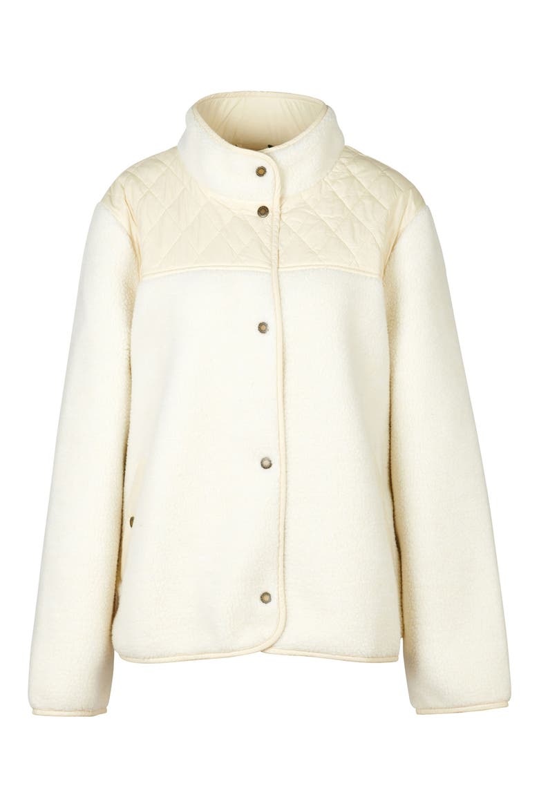 Aspena High Pile Fleece Jacket, Alternate, color, WINTER PEARL