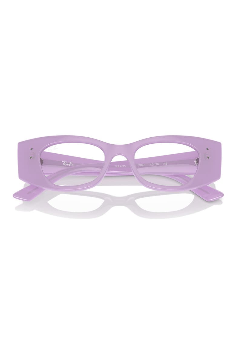 RX7327 52mm Irregular Optical Glasses, Alternate, color, LILAC