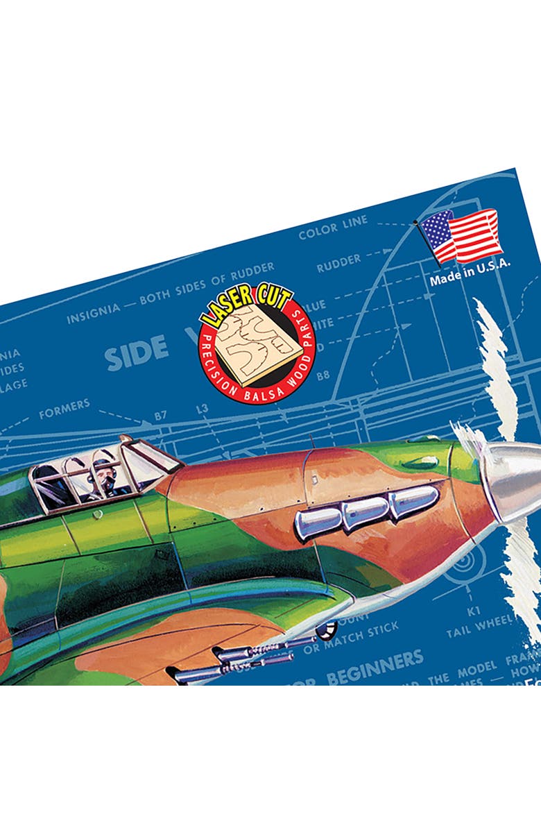 Guillow
s Flying Model Kit - Hawker MK-1 Hurricane, DIY Airplane Building, Alternate, color, Multicolored