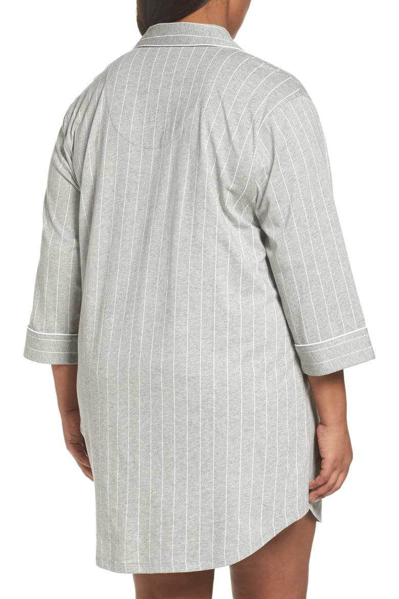 Knit Jersey Sleep Shirt, Alternate, color, GREYSTONE