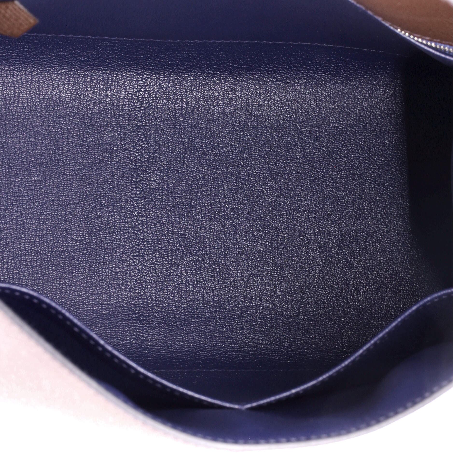 Pre-Owned Hermes Kelly Handbag Verso Epsom with Palladium Hardware 28, Alternate, color, 