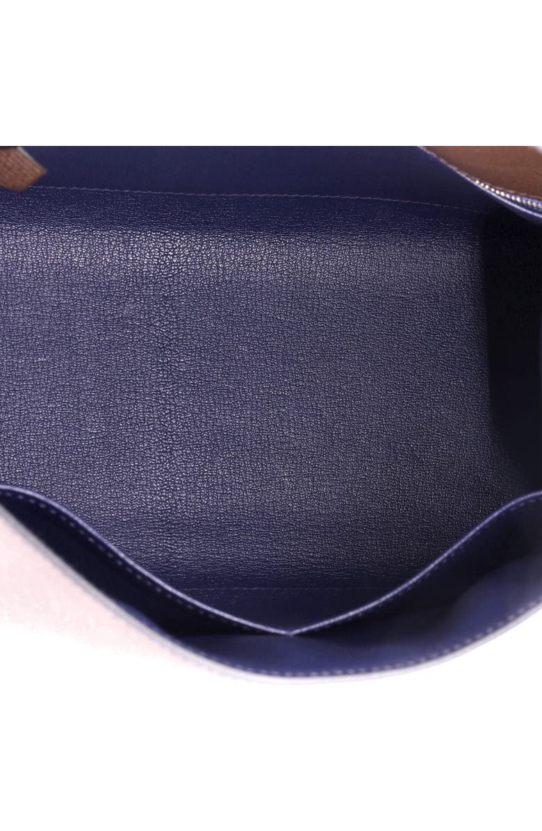 Pre-Owned Hermes Kelly Handbag Verso Epsom with Palladium Hardware 28, Alternate, color,