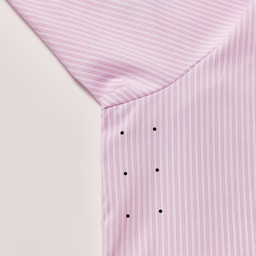 Regent Row Big And Tall Stanton Shirt Polo In Peach-stripe-75