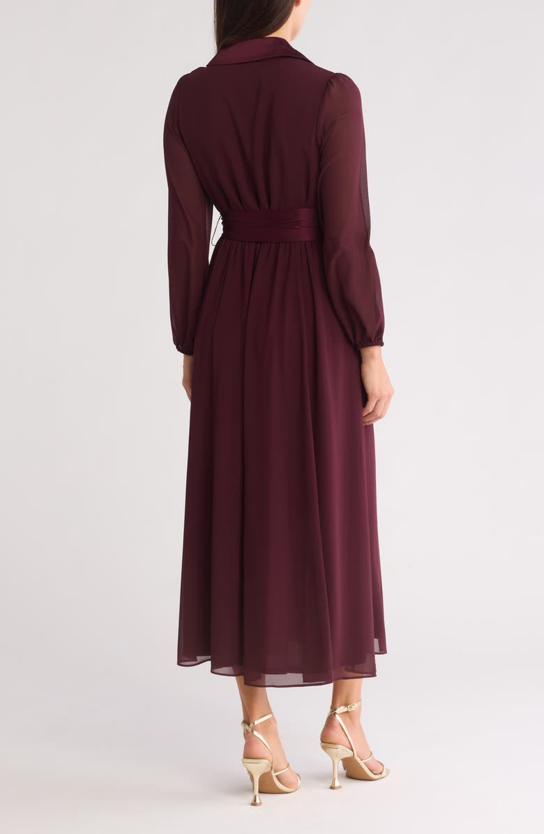 SANDRA DARREN Long Sleeve Maxi Shirtdress, Alternate, color, 