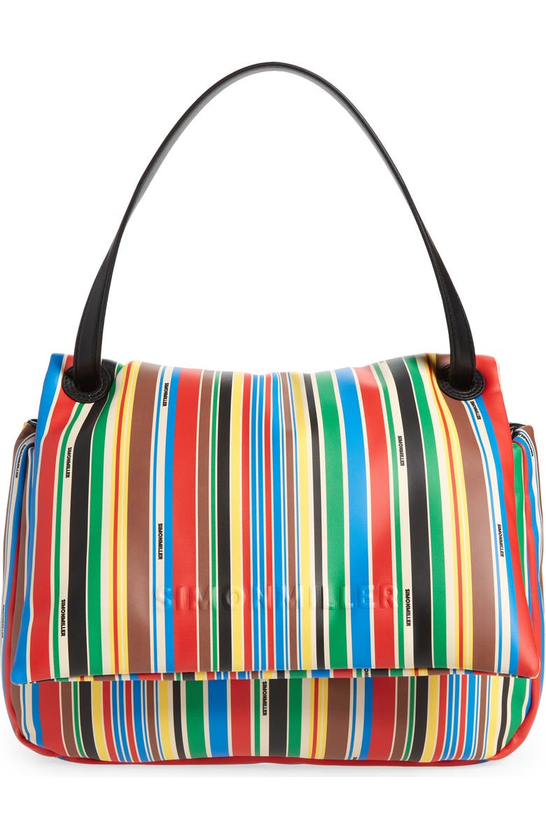 Simon Miller Turnover Stripe Small Shoulder Bag, Main, color,