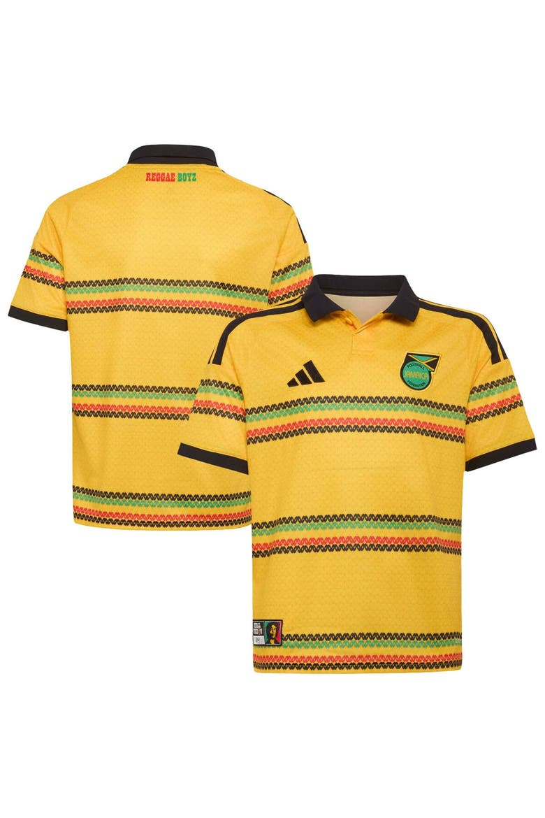 Youth adidas Yellow Jamaica National Team 2026 Replica Jersey, Main, color, Yellow