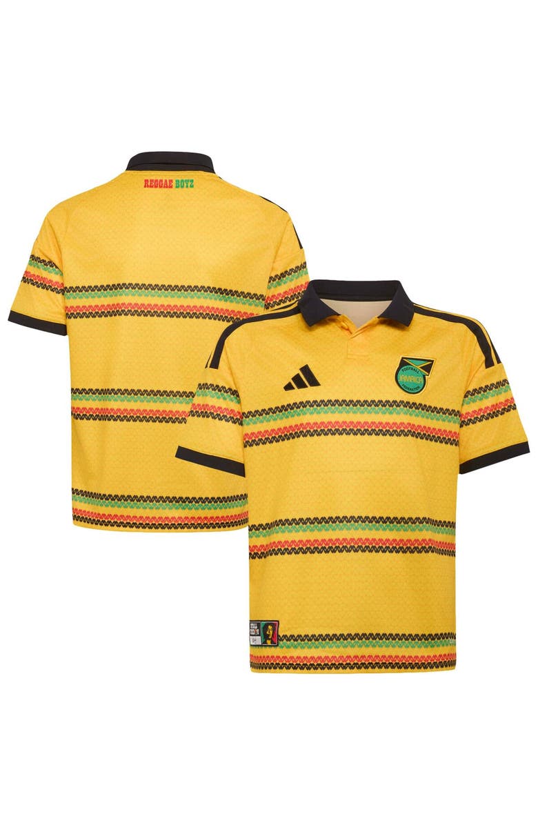 adidas Youth adidas Yellow Jamaica National Team 2026 Replica Jersey, Main, color, Yellow
