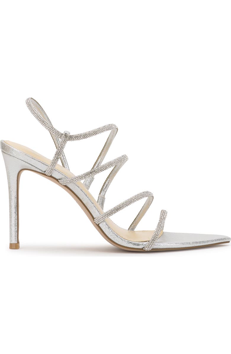 Jessica Simpson Vioreena Pointed Toe Slingback Sandal, Alternate, color, Silver