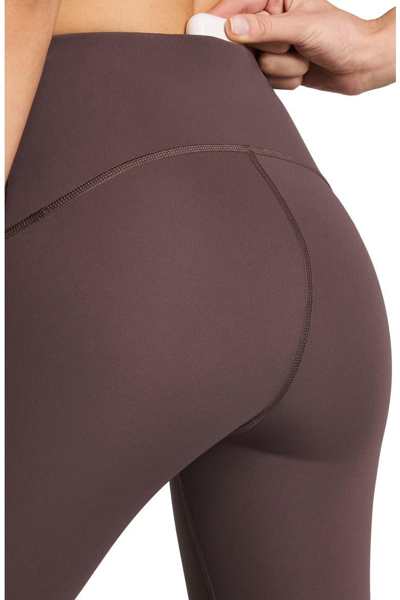 SPANXshape™ Booty Boost® 7/8 Leggings, Alternate, color, DARK CACAO