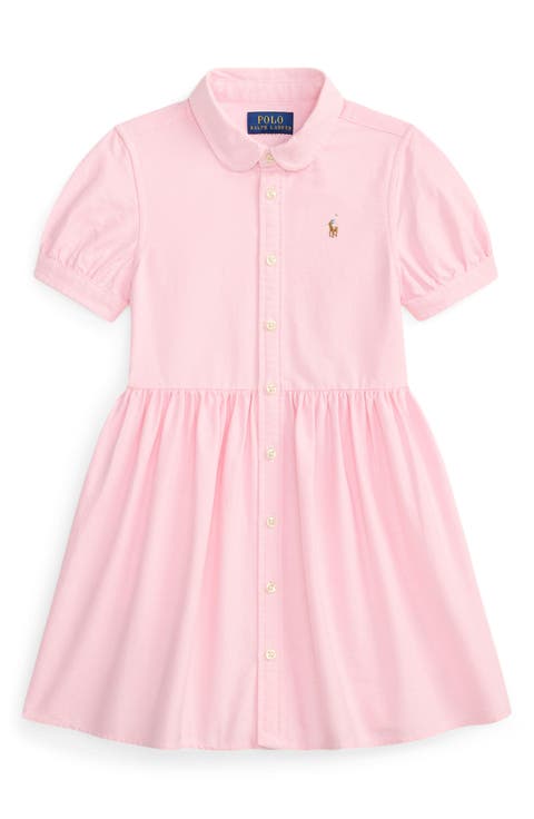 Kids' Cotton Oxford Shirtdress (Toddler & Little Kid)