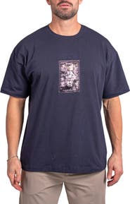 Maceoo Ascension Being Appliqué Cotton Graphic T-Shirt