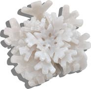 Solar Eclipse Hand Painted Snowflake Holiday Claw Clip