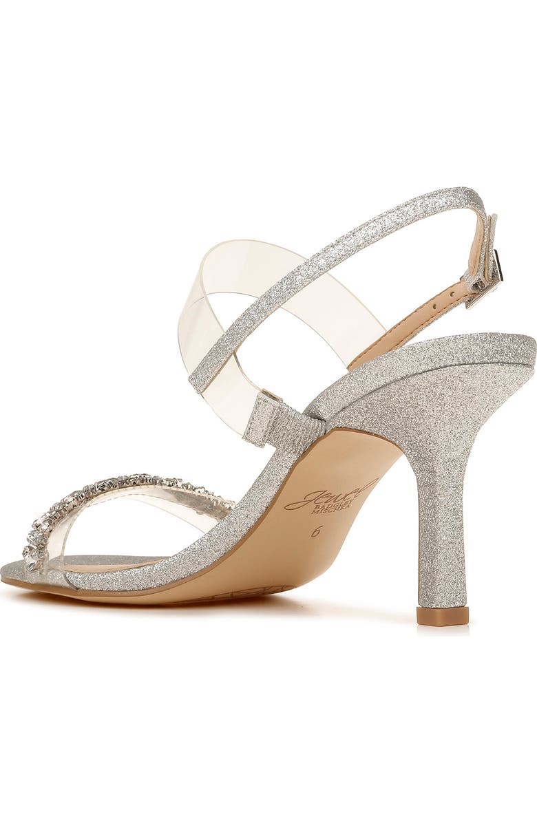 Jewel Badgley Mischka Fairwell Crystal Clear Strap Sandal, Alternate, color,