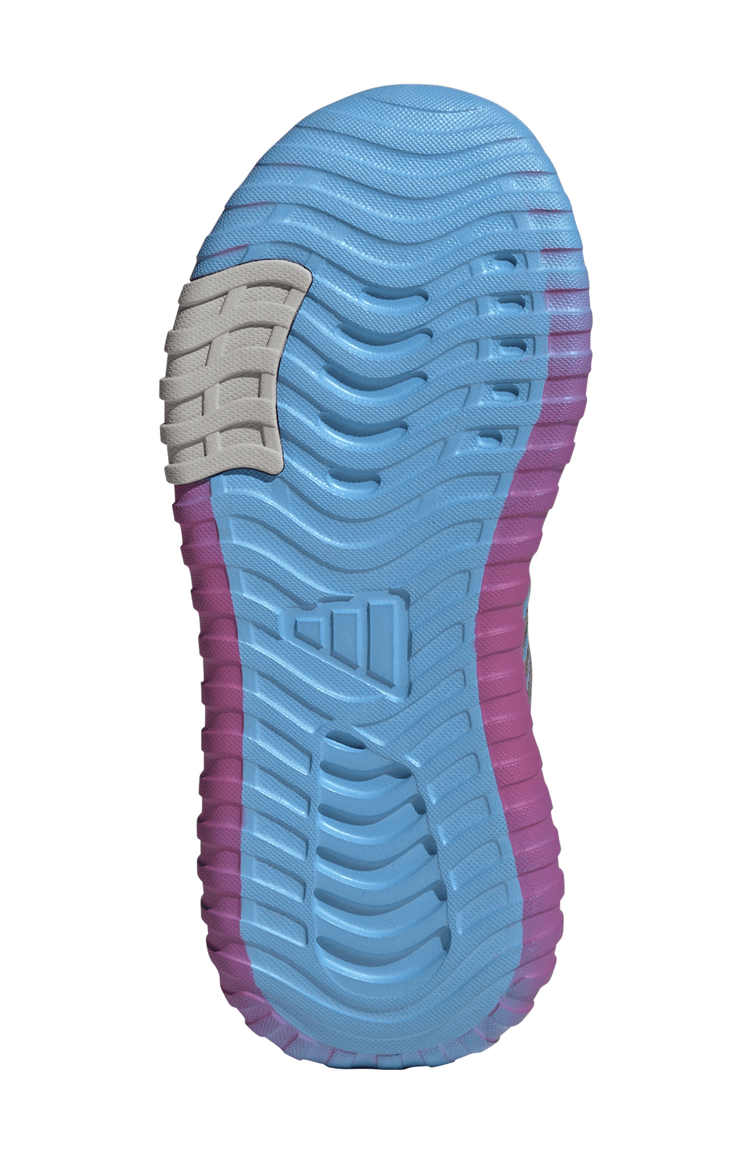 adidas Kids' Kaptir Flow 2.0 Sneaker, Alternate, color, Grey/ Blue/ Purple