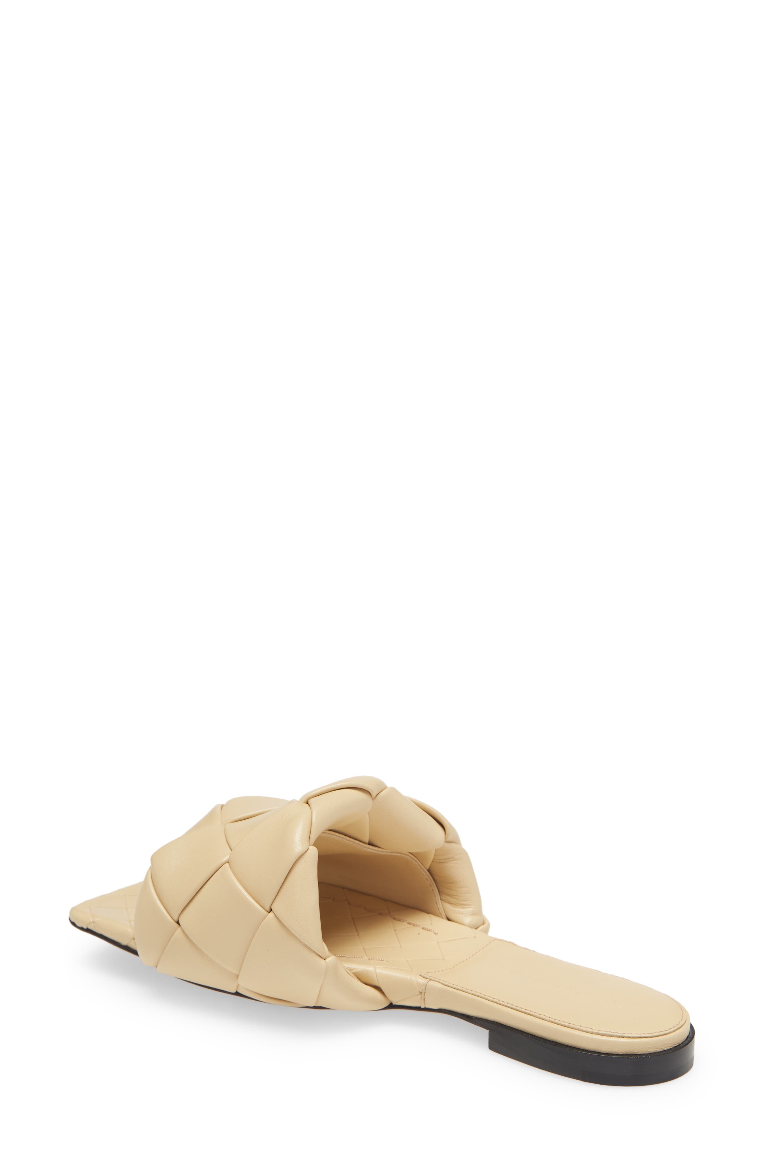 Woven Slide Sandal, Alternate, color, PORRIDGE