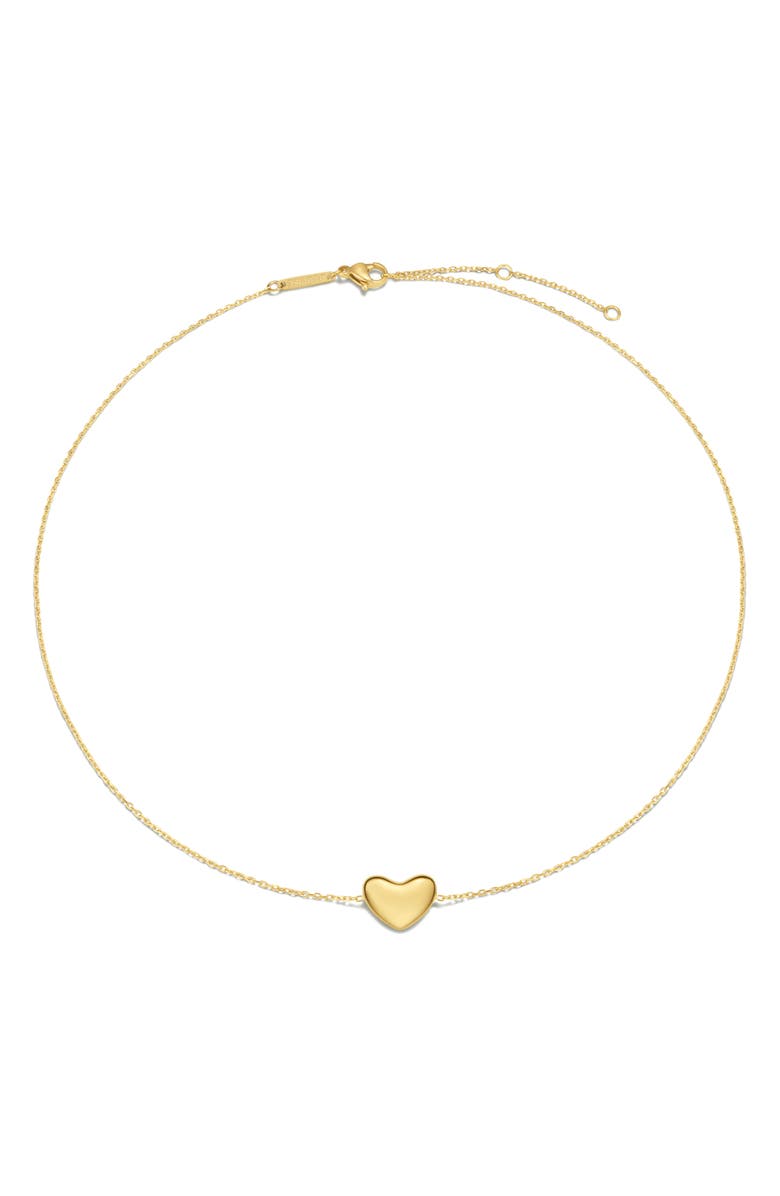 D.LOUISE Bubble Heart Pendant Necklace, Main, color, Gold