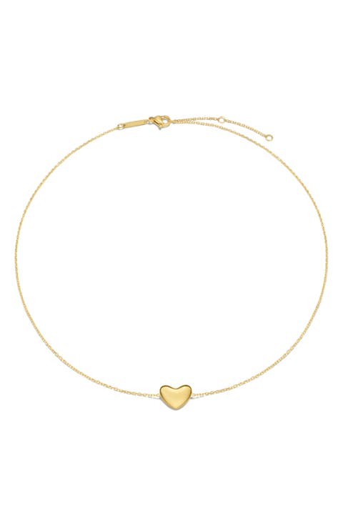 Bubble Heart Pendant Necklace