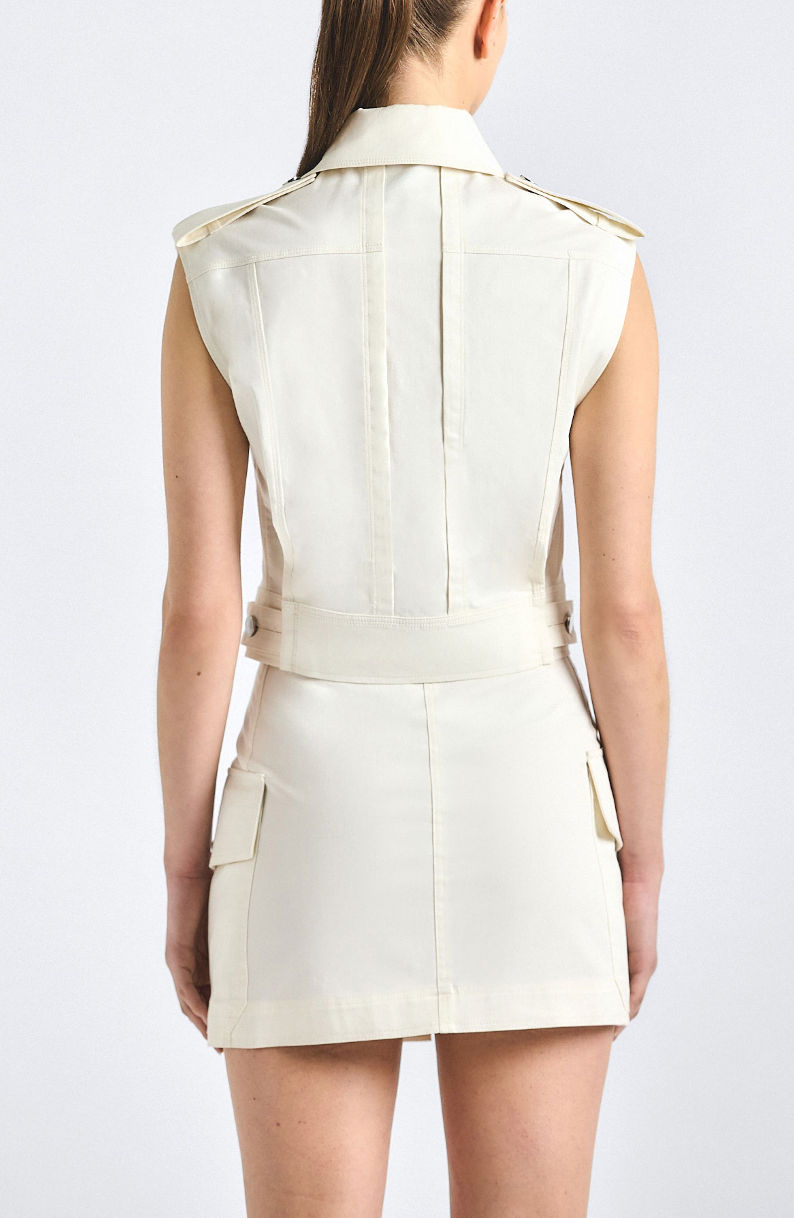Joelle Belted Cargo Miniskirt - image 2