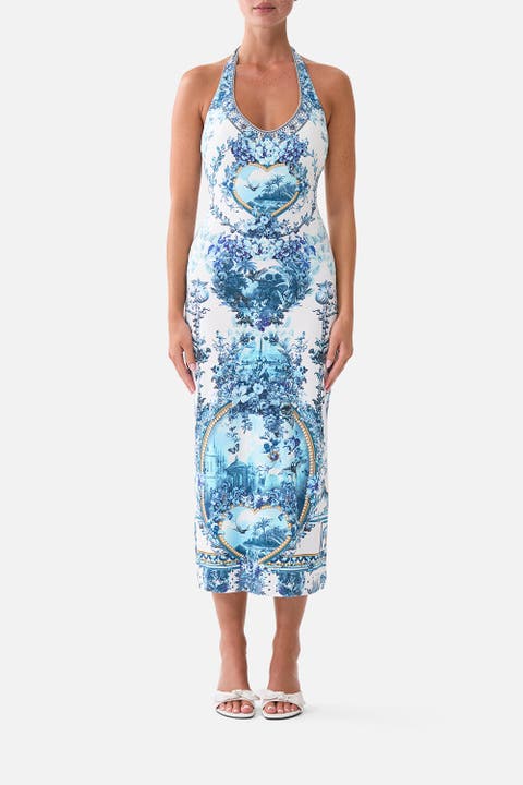 Jersey Halter Dress